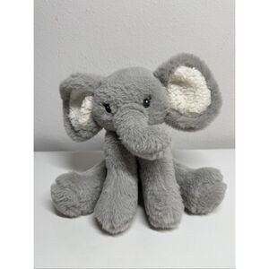 Modern Baby Stuffed Animal Toy Elephant Baby Gray